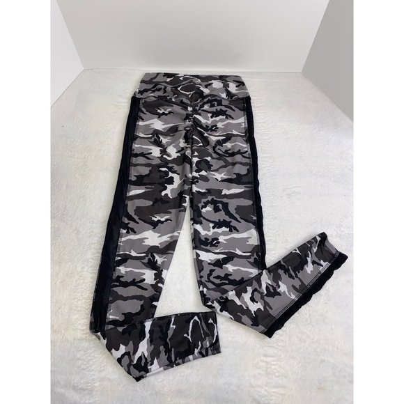 ABS2B Ladies Camo Mesh Side Leggings Size Small - Picture 2 of 9